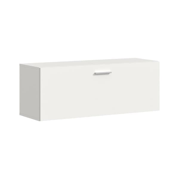 Vaga skoskab væghængt 104x39cm 1 klaplåge hvid.
