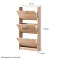 Miniatyrbillede 5 af 10: Sko Rack, 58x18x119 cm, Natur