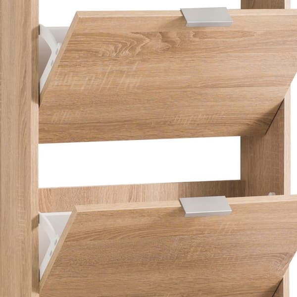 Sko Rack, 58x18x119 cm, Natur