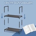 Miniatyrbild 4 av 6: Rootz 10 Level Shoe Rack - Shoe Storage - Shoe Shelf - Space Saving Design - 45x28x173cm