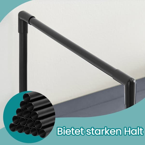 Rootz 10 -niveau sko rack - skoarrangør - fodtøj hylde - pladsbesparelse - 28 cm x 45 cm x 173 cm