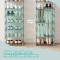 Miniatyrbild 3 av 5: Rootz 10 Level Shoe Shelf - Open Shoe Cabinet - Smal Shos Stand - Space Saver - 45 cm x 30cm x 174 cm
