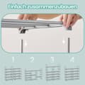 Miniatyrbild 4 av 5: Rootz 10 Level Shoe Shelf - Open Shoe Cabinet - Smal Shos Stand - Space Saver - 45 cm x 30cm x 174 cm