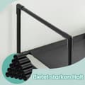 Miniatyrbillede 4 af 5: ROOTZ 10 Level Shoe Rack - Skoopbevaring - Fodtøjsarrangør - Metalrør - Rumbesparende - 33 x 33 x 173 cm