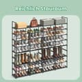 Miniatyrbillede 4 af 5: Rootz 8 Level Shoe Rack - Shoe Shelf - Storage Organizer - Space Saver - 29,5 cm x 171,1 cm x 157,6 cm
