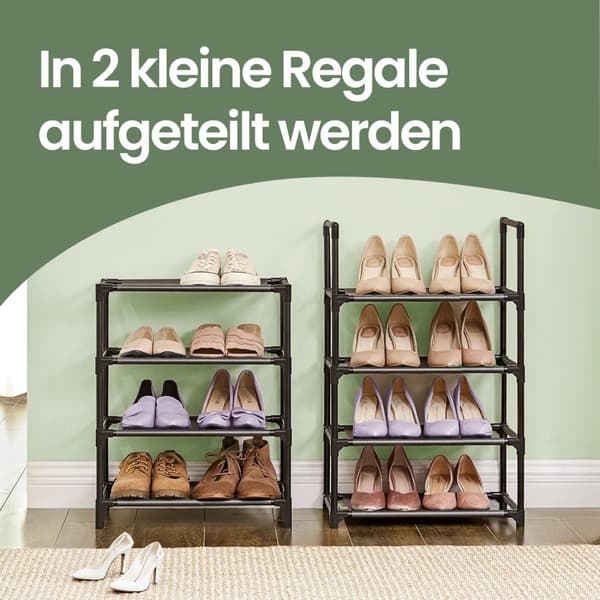 Rootz Schuhregal 8 -tasoa - kenkähylly - kenkäkaappi - korkea stabiilisuus - 46 x 28 x 145 cm