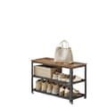 Pikkukuva 1 / 5: Rootz Shoe Bench - Kengän hylly - hilakenkäjärjestäjä - tilaa säästävä muotoilu - 73 cm x 45 cm x 30 cm