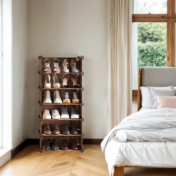 Rootz Shoe Organizer Shelf System - Rack - Lagringsenhet - Stabil och hållbar - 43 cm x 31 cm x 173 cm eller 83 cm x 31 cm x 88 cm