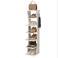 Miniatyrbild 1 av 6: Rootz Schuhregal - smal stående hylla - Space -Saving Shoe Storage - 7 nivåer - 30 x 26,4 x 110,4 cm