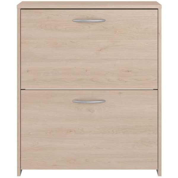 Skoskåp med 2 klaffar - EASY LIFE - Ek - 66,5 x 78,5 x 25,1 - PARISOT