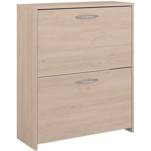 Skoskåp med 2 klaffar - EASY LIFE - Ek - 66,5 x 78,5 x 25,1 - PARISOT