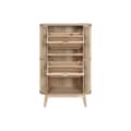 Miniatyrbillede 3 af 7: Skostativ Home ESPRIT Gylden Natur Spanskrør Gran Tropisk 70 x 29 x 115 cm