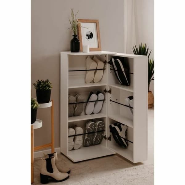 Skostativ Finori  Hvid 100 x 110 x 34 cm