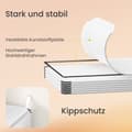 Miniatyrbillede 3 af 6: ROOTZ 10 COMMENT SHOE SHAP - SHOE CABINET - SHOE ORGANSIERER - ABS & PP Plastic - Steel Frame - 32x82x152cm - Rumbesparende løsning