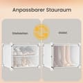 Miniatyrbillede 4 af 6: ROOTZ 10 COMMENT SHOE SHAP - SHOE CABINET - SHOE ORGANSIERER - ABS & PP Plastic - Steel Frame - 32x82x152cm - Rumbesparende løsning