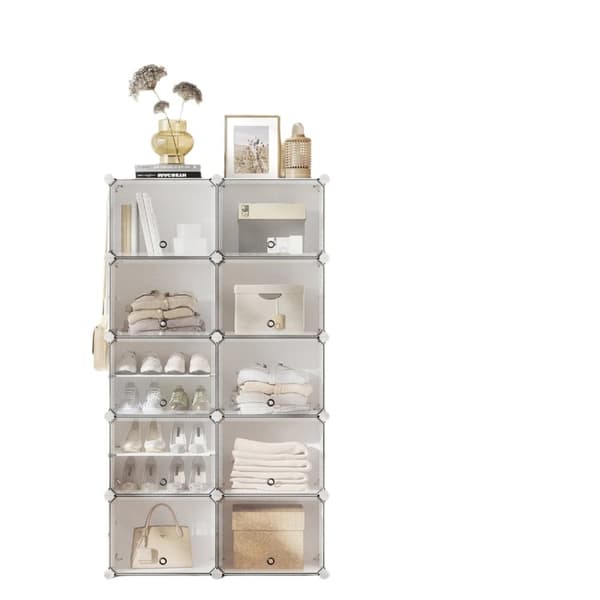 ROOTZ 10 COMMENT SHOE SHAP - SHOE CABINET - SHOE ORGANSIERER - ABS & PP Plastic - Steel Frame - 32x82x152cm - Rumbesparende løsning