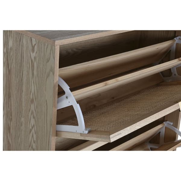 Skostativ Home ESPRIT Natur Tropisk 76 x 29 x 100 cm