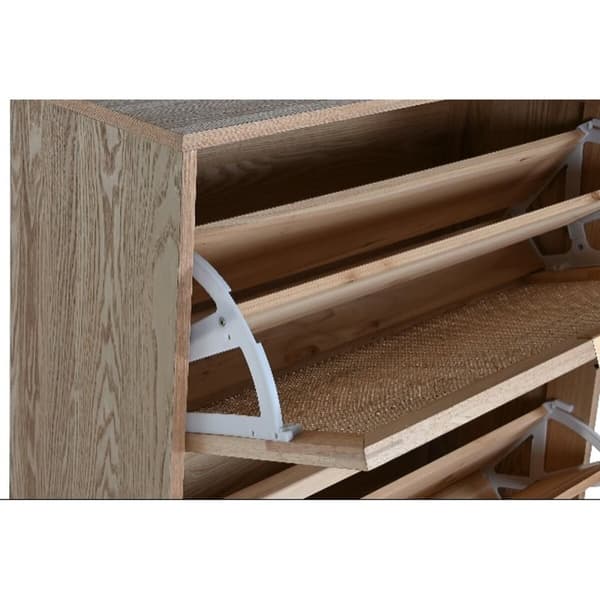 Skostativ Home ESPRIT Natur Tropisk 76 x 29 x 100 cm