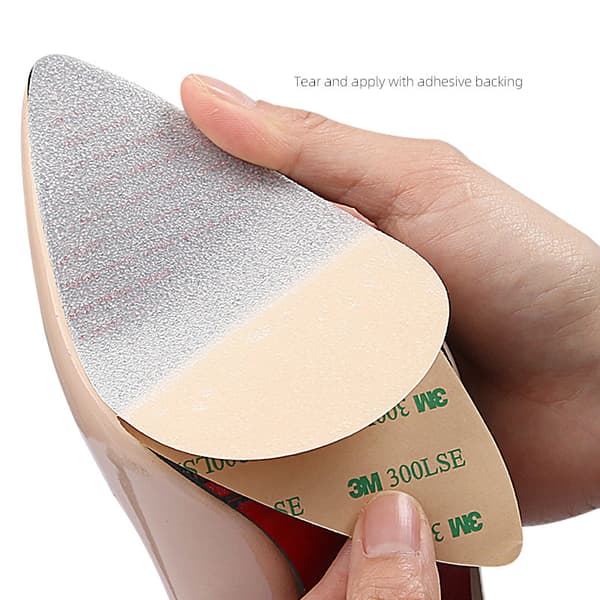 Sklisikre sko pads Selvklebende skosålebeskyttere pointed tip