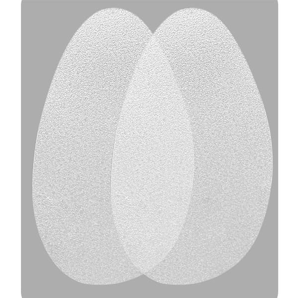 INF Sklisikre sko pads Selvklebende skosålebeskyttere oval