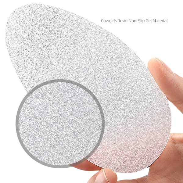 INF Sklisikre sko pads Selvklebende skosålebeskyttere oval