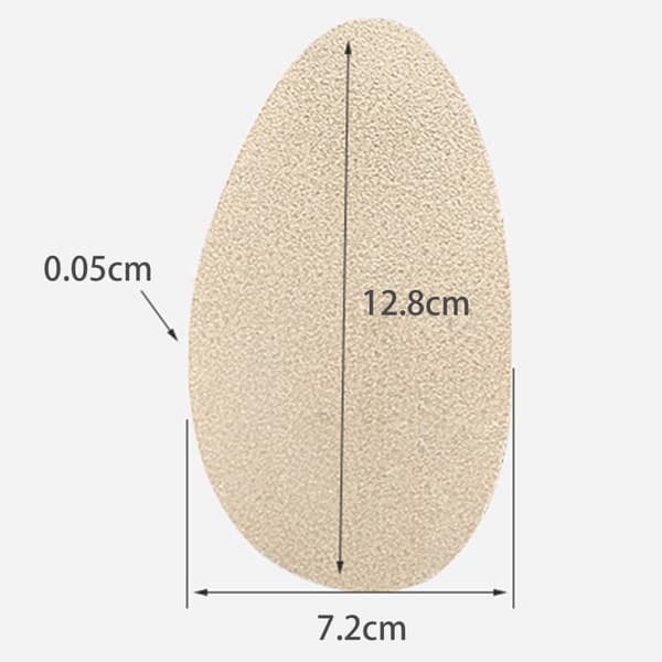 INF Sklisikre sko pads Selvklebende skosålebeskyttere oval