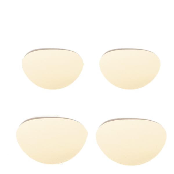 INF Hælreparasjonslapper for sko - 8-pack selvklebende skolapp Beige