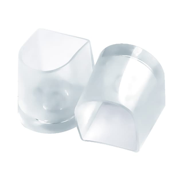 INF Gjennomsiktige Latin Dance Heel Protectors - 5 par