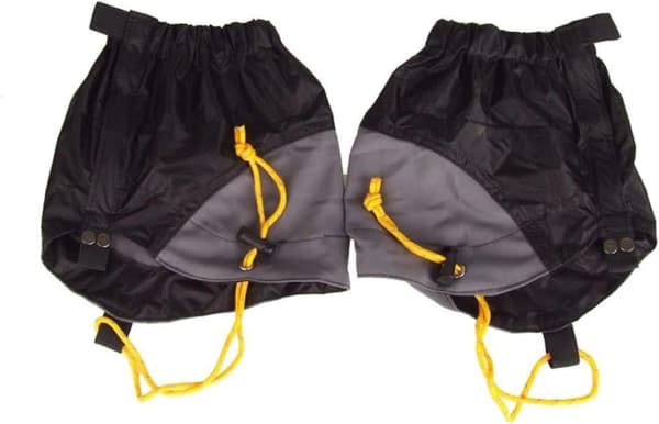 Camping utomhus Ultralätt vattentät vandringsbensdamask - svart (40,5 cm)