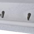 Miniatyrbilde 6 av 8: vidaXL Vegghylle hvit 60x23,5x33 cm keisertre