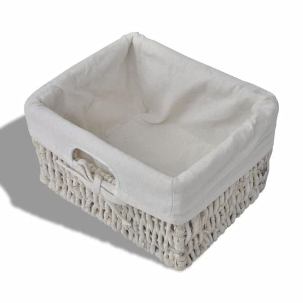 vidaXL Vegghylle hvit 60x23,5x33 cm keisertre