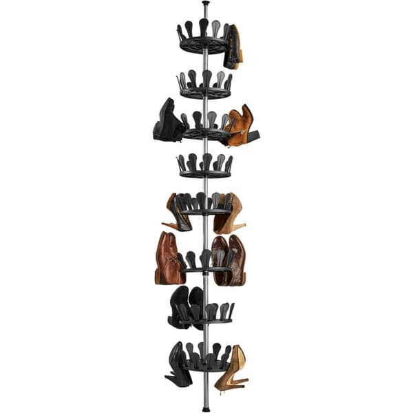 Skoreol med karruselsystem 26,5x100-300cm - sort