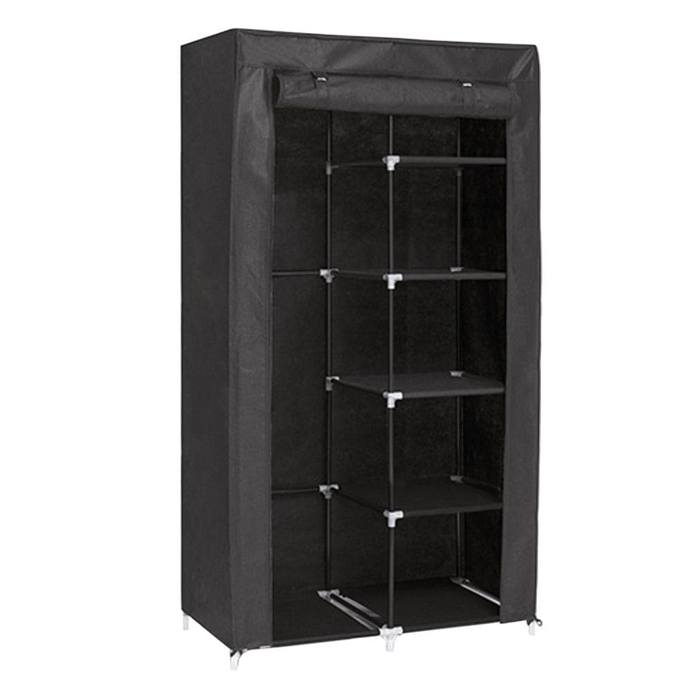 Portabel Garderob, 165 x 87 cm - Svart