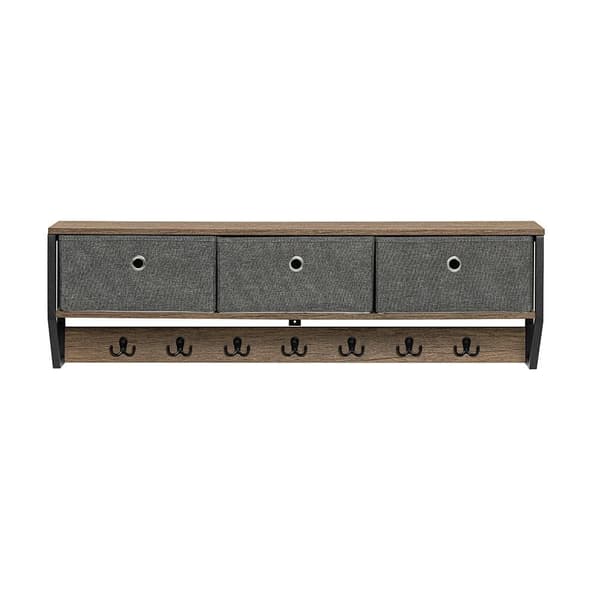 Vaateripustin, FHK26-N, 100x20x30 cm, Ruskea