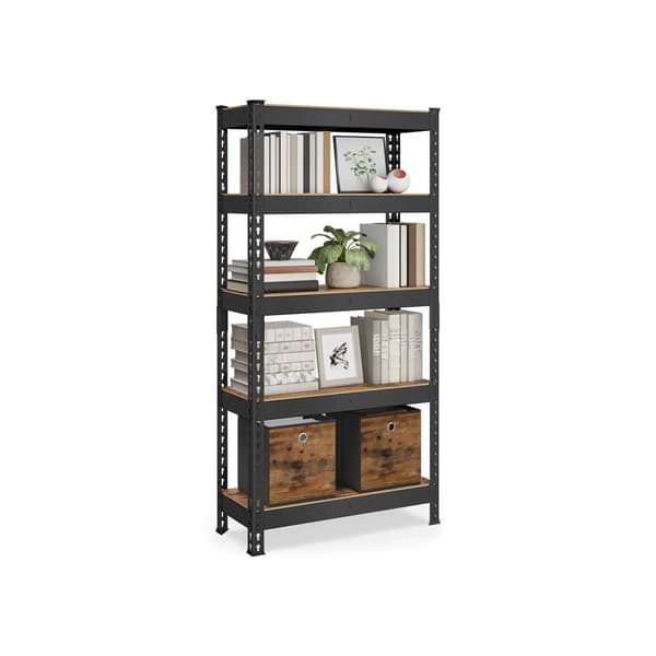 Robust hylla, SONGMICS GLR300E01, 30x75x150 cm, Svart