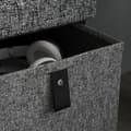 Miniatyrbild 8 av 9: Skobänk, 76.5x38x38 cm, Mörkgrå