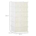 Miniatyrbillede 3 af 9: Sko Rack, 49x36.5x108 cm, Hvid