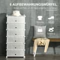 Miniatyrbillede 4 af 9: Sko Rack, 49x36.5x108 cm, Hvid