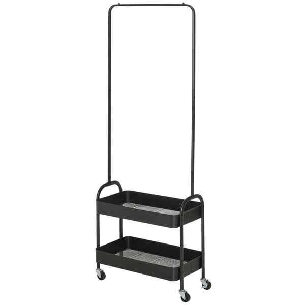 Klädställning, 56.5x31.5x152.5 cm, Svart