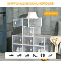 Miniatyrbild 7 av 9: Skolåda Set, 8er Set, 28x36x21 cm, Transparent Vit