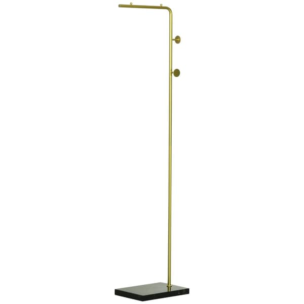 Klädställning, 35x25x170 cm, Guld Svart