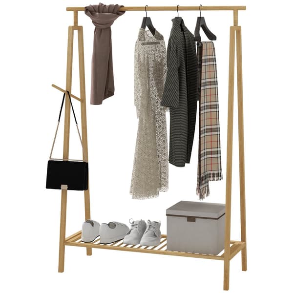 Klädställning, 110x42x152 cm, Natur