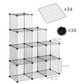 Miniatyrbillede 3 af 9: Reolsystem, DIY, 35x35x35 cm, Sort