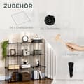 Miniatyrbillede 6 af 9: Reolsystem, DIY, 35x35x35 cm, Sort