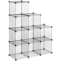 Miniatyrbillede 1 af 9: Reolsystem, DIY, 35x35x35 cm, Sort