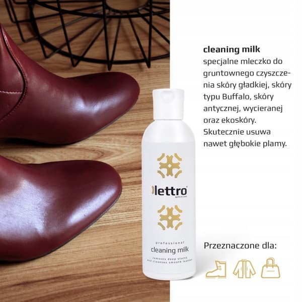 Lettro rengöringsmjölk för läder