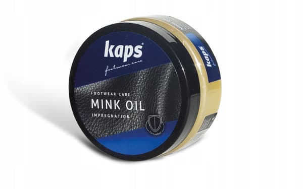 Minkolja som impregnerar skokräm