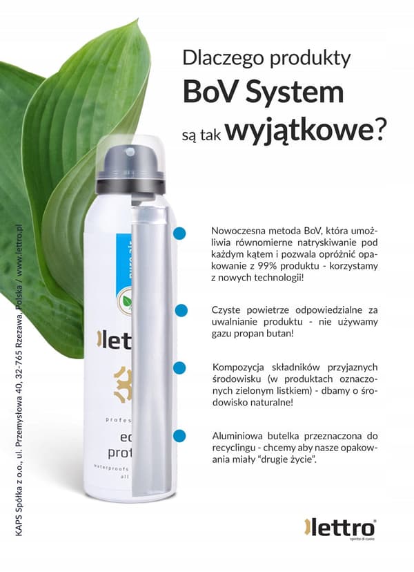 Lettro Eco Protect ekologiskt konserveringsmedel för skor