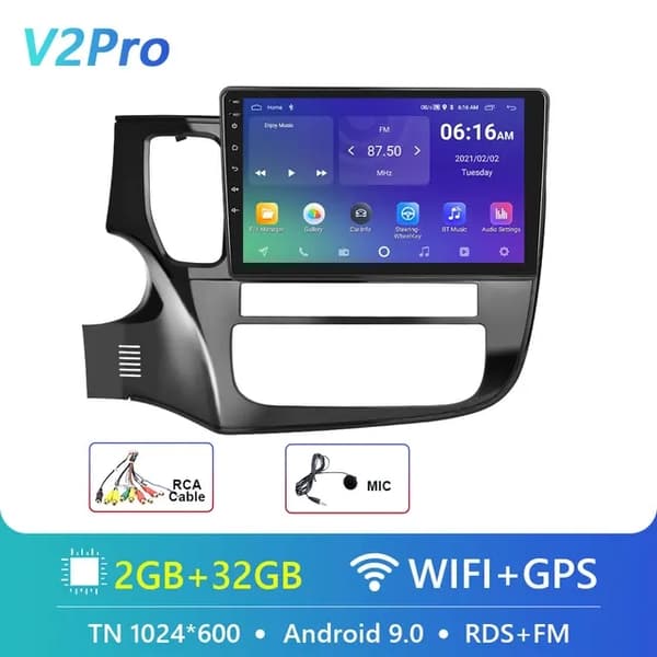 Auton radio, Android 4G, Carplay, 16G mikrofoni