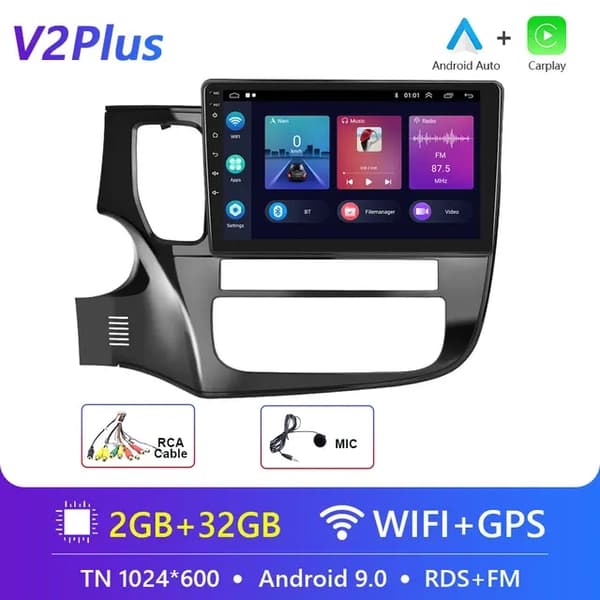Auton radio, Android 4G, Carplay, 16G mikrofoni